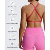 image:imageAoxjox Womens Workout Sports Bras Fitness Metamorph Sienna Twist Bra Yoga Crop TankLove Potion
