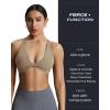 image:imageAoxjox Womens Workout Sports Bras Fitness Metamorph Sienna Twist Bra Yoga Crop TankTaupe