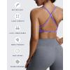 image:imageAoxjox Womens Workout Sports Bras Fitness Metamorph Sienna Twist Bra Yoga Crop TankViolet