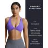 image:imageAoxjox Womens Workout Sports Bras Fitness Metamorph Sienna Twist Bra Yoga Crop TankViolet