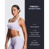 image:imageAoxjox Womens Workout Sports Bras Fitness Training Gym Athlenza TBack Bra Lumastretch Yoga Crop TankMisty Lilac