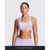 image:imageAoxjox Womens Workout Sports Bras Fitness Training Gym Athlenza TBack Bra Lumastretch Yoga Crop TankMisty Lilac