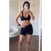 image:imageAoxjox Womens Workout Sports Bras Fitness Training Gym Athlenza Twist Low Impact Bra Lumastretch Yoga Crop TankBlack Run Small  Size Up