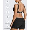image:imageAoxjox Womens Workout Sports Bras Fitness Training Gym Athlenza Twist Low Impact Bra Lumastretch Yoga Crop TankBlack Run Small  Size Up