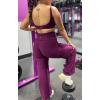 image:imageAoxjox Womens Workout Sports Bras Fitness Training Gym Athlenza Twist Low Impact Bra Lumastretch Yoga Crop TankBurgundy Run Small  Size Up