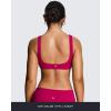 image:imageAoxjox Womens Workout Sports Bras Fitness Training Gym Athlenza Twist Low Impact Bra Lumastretch Yoga Crop TankFuchsia Run Small  Size Up