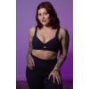 image:imageAoxjox Womens Workout Sports Bras Fitness Training Gym Athlenza Twist Low Impact Bra Lumastretch Yoga Crop TankNavy Run Small  Size Up