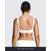 image:imageAoxjox Womens Workout Sports Bras Fitness Training Gym Athlenza Twist Low Impact Bra Lumastretch Yoga Crop TankWhite Run Small  Size Up