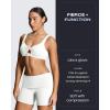 image:imageAoxjox Womens Workout Sports Bras Fitness Training Gym Athlenza Twist Low Impact Bra Lumastretch Yoga Crop TankWhite Run Small  Size Up