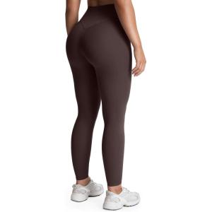 image:imageAoxjox High Waisted Workout Leggings for Women Tummy Control Buttery Soft Yoga Metamorph Deep V Pants 26A Mulch