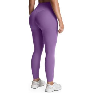 image:imageAoxjox High Waisted Workout Leggings for Women Tummy Control Buttery Soft Yoga Metamorph Deep V Pants 26Chive Blossom