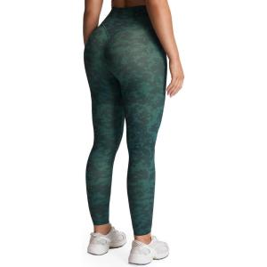 image:imageAoxjox High Waisted Workout Leggings for Women Tummy Control Buttery Soft Yoga Metamorph Deep V Pants 26Cloud Green