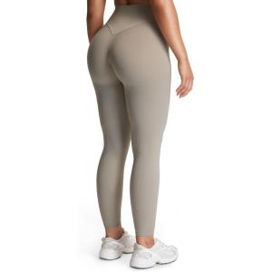 image:imageAoxjox High Waisted Workout Leggings for Women Tummy Control Buttery Soft Yoga Metamorph Deep V Pants 26Mink