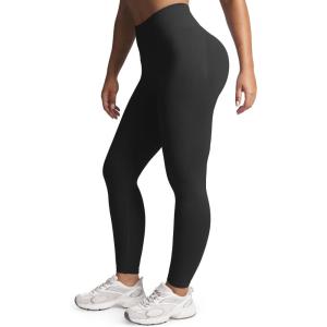 image:imageAoxjox Workout Seamless Leggings for Women High Waisted Fitness Yoga Contour Sculpt Pants 22Deep Black