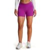 image:imageAoxjox Vanity Workout Biker Shorts for Women V Waist Tummy Control High Waisted Hidden Scrunch Running Yoga Short 45Purple