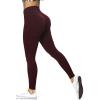 image:imageAoxjox Scrunch Seamless Leggings for Women High Waisted Tummy Control 20 Smile Contour Workout Yoga Pants 24Black Berry Marlscrunch
