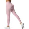 image:imageAoxjox Scrunch Seamless Leggings for Women High Waisted Tummy Control 20 Smile Contour Workout Yoga Pants 24Lilac Pink Marlscrunch