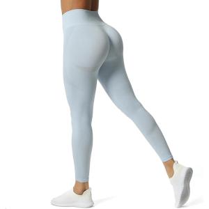 image:imageAoxjox Scrunch Seamless Leggings for Women High Waisted Tummy Control 20 Smile Contour Workout Yoga Pants 24Kentucky Blue Marlscrunch