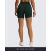 image:imageAoxjox Venus Workout Biker Shorts for Women CrossWaist Tummy Control High Waisted Hidden Scrunch Yoga Short 567Forest Green