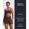 image:imageAoxjox Venus Workout Biker Shorts for Women CrossWaist Tummy Control High Waisted Hidden Scrunch Yoga Short 567Mulch