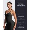 image:imageAoxjox Womens Impact Seamless Workout Leggings Low Waist Hidden Scrunch Butt Lifting Athletic Yoga Pants 24Black