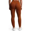 image:imageAoxjox Womens Impact Seamless Workout Leggings Low Waist Hidden Scrunch Butt Lifting Athletic Yoga Pants 24Caramel Brown