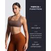 image:imageAoxjox Womens Impact Seamless Workout Leggings Low Waist Hidden Scrunch Butt Lifting Athletic Yoga Pants 24Caramel Brown