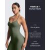 image:imageAoxjox Womens Impact Seamless Workout Leggings Low Waist Hidden Scrunch Butt Lifting Athletic Yoga Pants 24Olive Grey