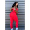 image:imageAoxjox Womens Impact Seamless Workout Leggings Low Waist Hidden Scrunch Butt Lifting Athletic Yoga Pants 24Racing Red