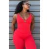 image:imageAoxjox Womens Impact Seamless Workout Leggings Low Waist Hidden Scrunch Butt Lifting Athletic Yoga Pants 24Racing Red