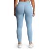 image:imageAoxjox Womens Impact Seamless Workout Leggings Low Waist Hidden Scrunch Butt Lifting Athletic Yoga Pants 24Airy Blue