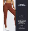 image:imageAoxjox High Waisted Workout Leggings for Women Trinity Yoga Pants 265A Cherry Mahogany
