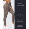 image:imageAoxjox High Waisted Workout Leggings for Women Trinity Yoga Pants 265A Coffee Dot Print