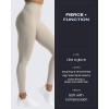 image:imageAoxjox High Waisted Workout Leggings for Women Trinity Yoga Pants 265A Mink