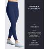 image:imageAoxjox High Waisted Workout Leggings for Women Trinity Yoga Pants 265A Navy
