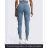 image:imageAoxjox High Waisted Workout Leggings for Women Trinity Yoga Pants 265A Steel Blue