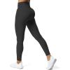 image:imageAoxjox High Waisted Workout Leggings for Women Trinity Yoga Pants 265Black 3 Pieces Pack
