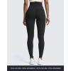 image:imageAoxjox High Waisted Workout Leggings for Women Trinity Yoga Pants 265Black 3 Pieces Pack