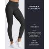 image:imageAoxjox High Waisted Workout Leggings for Women Trinity Yoga Pants 265Black Marlsize Up for Less Compression