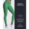 image:imageAoxjox High Waisted Workout Leggings for Women Trinity Yoga Pants 265Bottle Green