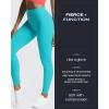 image:imageAoxjox High Waisted Workout Leggings for Women Trinity Yoga Pants 265Cascade Blue