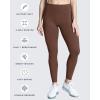 image:imageAoxjox High Waisted Workout Leggings for Women Trinity Yoga Pants 265D Dark Brown