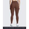 image:imageAoxjox High Waisted Workout Leggings for Women Trinity Yoga Pants 265D Dark Brown