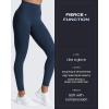 image:imageAoxjox High Waisted Workout Leggings for Women Trinity Yoga Pants 265Dark Blue Marlsize Up for Less Compression