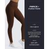 image:imageAoxjox High Waisted Workout Leggings for Women Trinity Yoga Pants 265Dark Brown Leopard Print