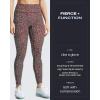 image:imageAoxjox High Waisted Workout Leggings for Women Trinity Yoga Pants 265Dark Red Dot Print