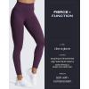 image:imageAoxjox High Waisted Workout Leggings for Women Trinity Yoga Pants 265Deep Purple Marlsize Up for Less Compression