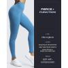 image:imageAoxjox High Waisted Workout Leggings for Women Trinity Yoga Pants 265Mykonos Blue