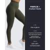 image:imageAoxjox High Waisted Workout Leggings for Women Trinity Yoga Pants 265Olive Green Leopard Print