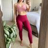image:imageAoxjox High Waisted Workout Leggings for Women Trinity Yoga Pants 265Rumba Red